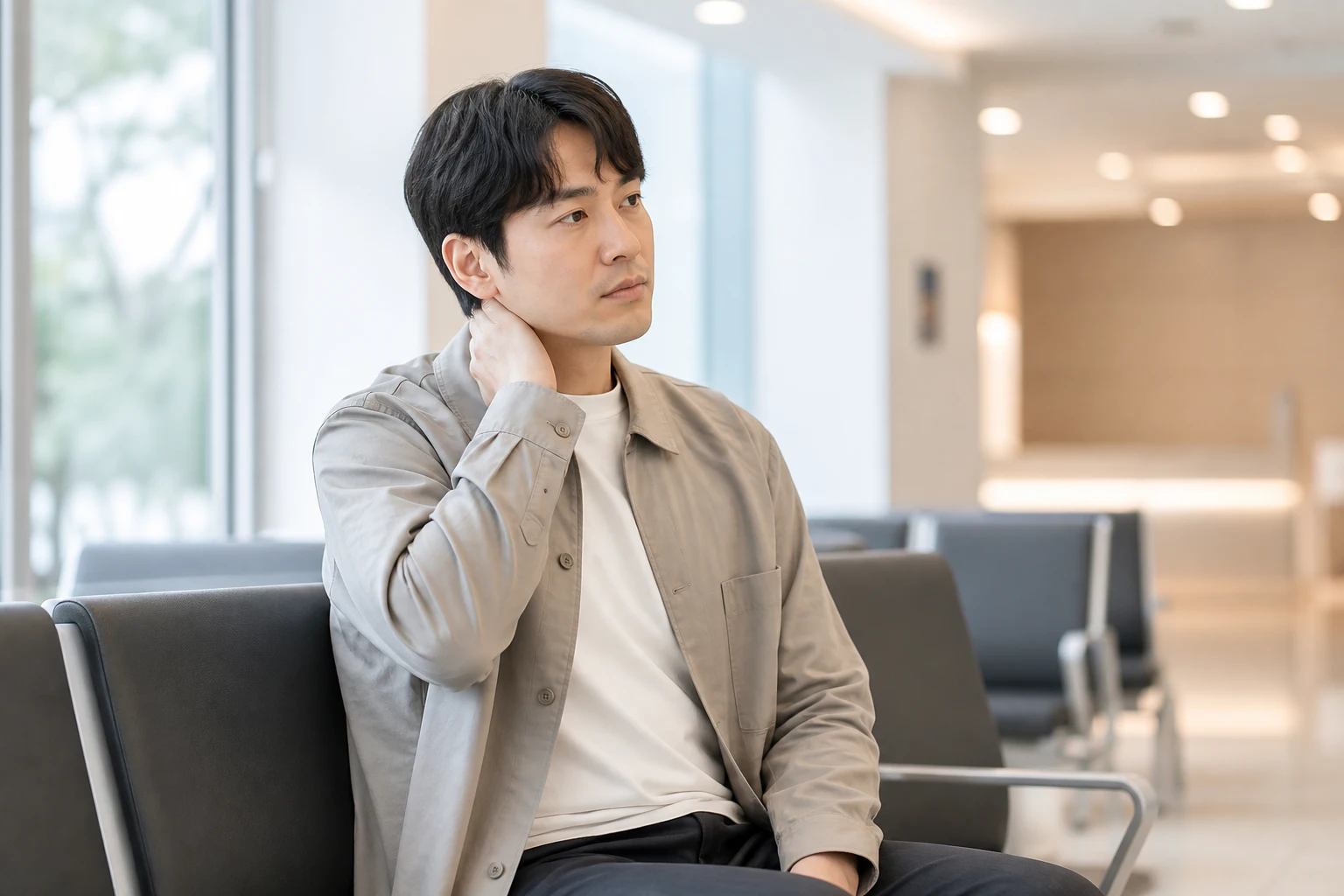 교통사고 합의금 서류 자료 확인 장면