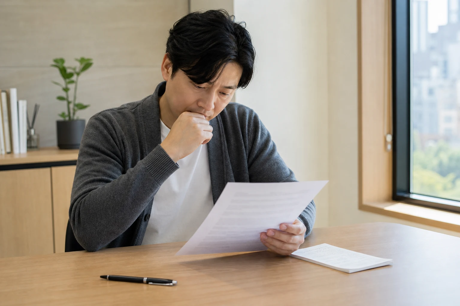 교통사고 합의 변호사 상담 자료 확인 장면